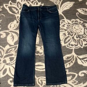 Wrangler Blue Boot Cut Jeans Classic Style size 19x34